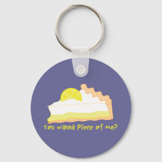 lemon pie key chain