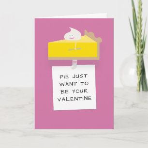 Lemon Pie Valentine Card