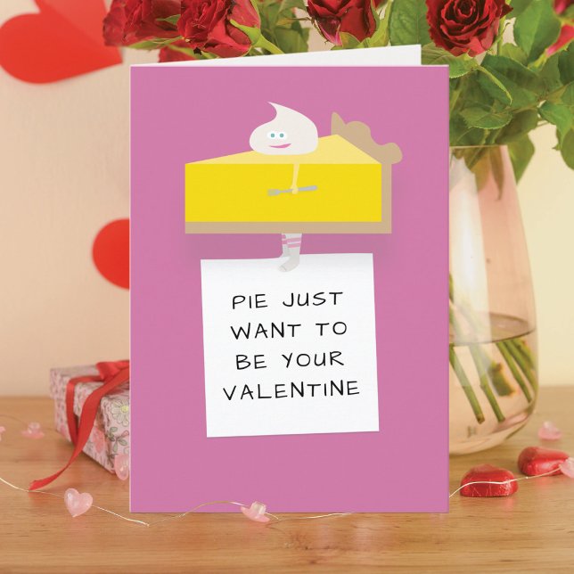 Lemon Pie Valentine Card (Creator Uploaded)