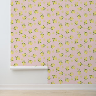 Lemon Pink Wallpaper