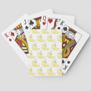 Lemon Playing Cards
