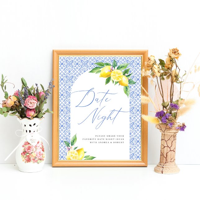 Lemon Positano That's Amore Date Night Ideas Poster (Creator Uploaded)