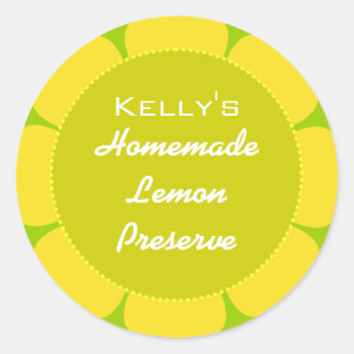 Lemon preserve label