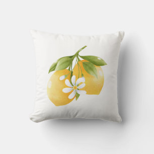 Lemon Print Cushion