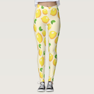 Lemon Print Women's Leggings