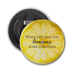 Lemon Quote Bottle Opener