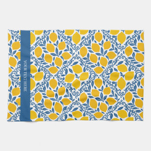 Lemon Rustic Farmhouse French Country Tea Towel