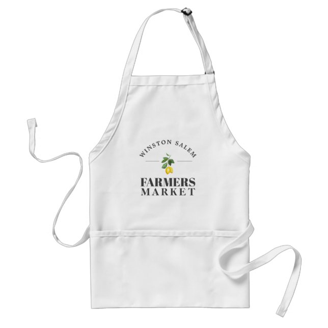Lemon Season | Farmers Market Custom City Standard Apron (Front)