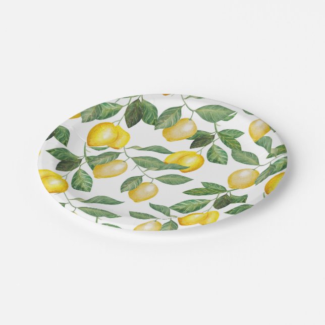 Lemon Season | Paper Plate (Angled)