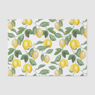 Lemon Season   Patterned Tissue Paper