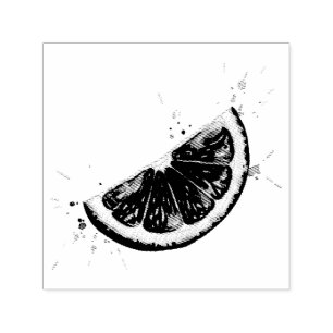 Lemon Self-inking Stamp