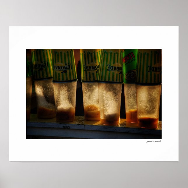 Lemon Shake-Up Poster Print (Front)