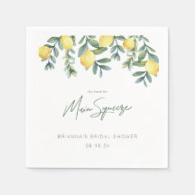 Lemon She Found Her Main Squeeze Bridal shower