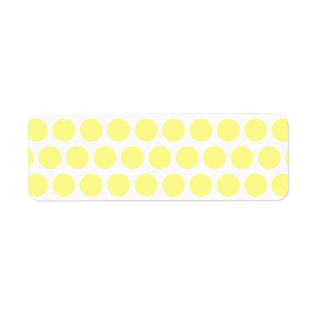 Lemon Sherbet Polka Dots (Front)