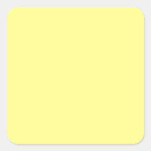 Lemon Sherbet Square Sticker