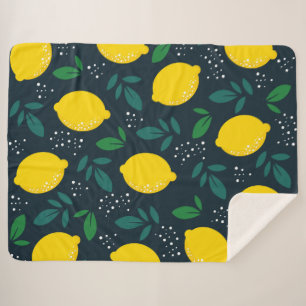 Lemon Sherpa Blanket