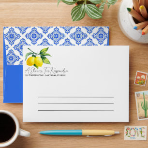 Lemon Shower Envelope