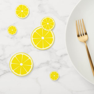 Lemon Slice Baby Shower Lemonade Birthday Party Confetti