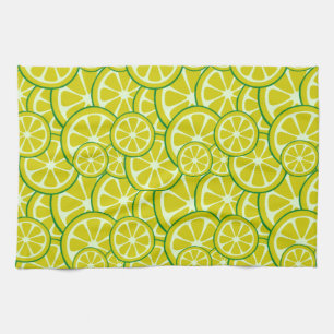 Lemon Slice Citric Fruit Yellow Citrus Lemonade Tea Towel