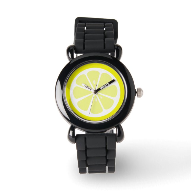 Lemon Slice Citrus Watch (Front)