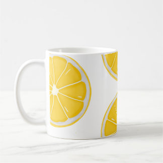 Lemon slice coffee mug