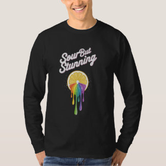 Lemon Slice Dripping Rainbow Juice T-Shirt