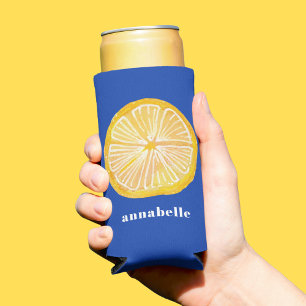 Lemon Slice First Name Seltzer Can Cooler