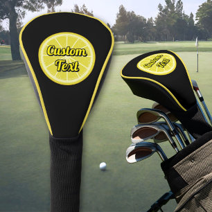 Lemon Slice Golf Head Cover