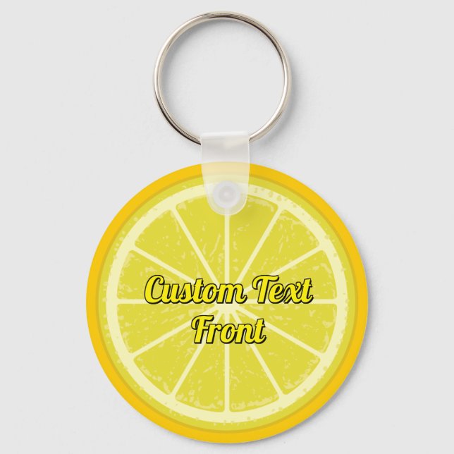 Lemon Slice Keychain (Front)