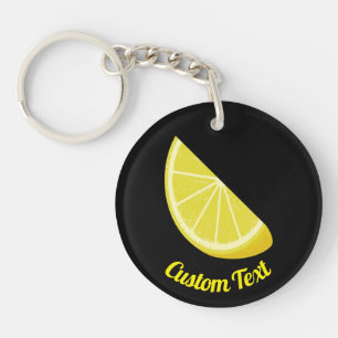Lemon Slice Keychain