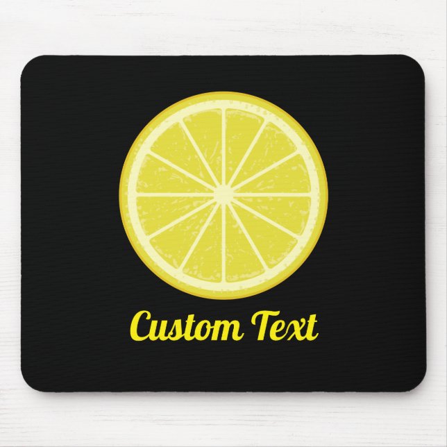 Lemon Slice Mouse Mat (Front)