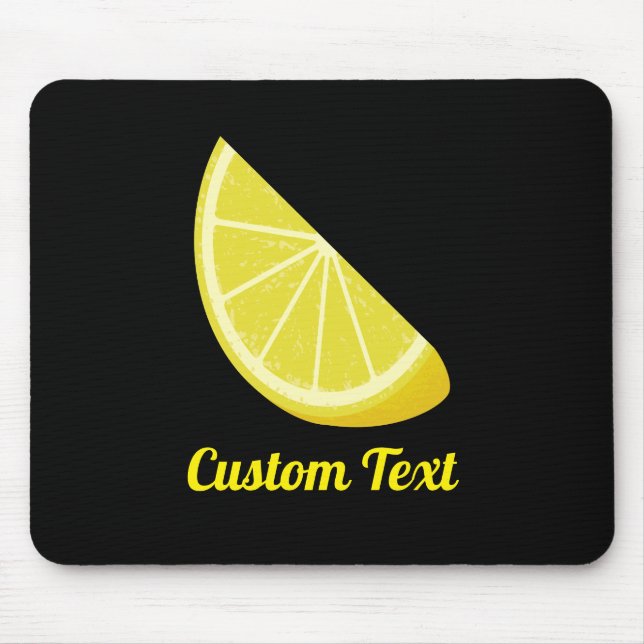 Lemon Slice Mouse Mat (Front)