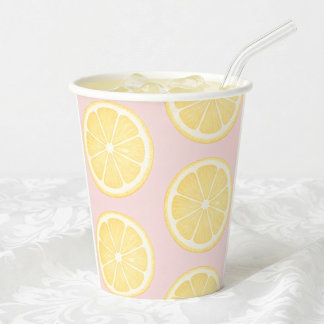 Lemon Slice Paper Cups
