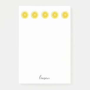 Lemon slice post it sticker notes. post-it notes