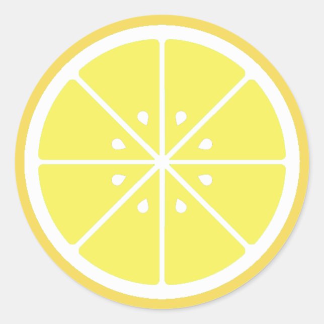 Lemon Slice Sticker (Front)