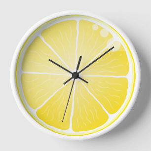 Lemon Slice Wall Clock