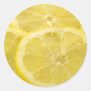 Lemon Slices Classic Round Sticker