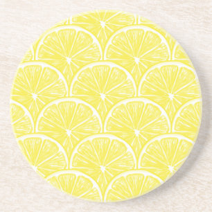 Lemon slices coaster