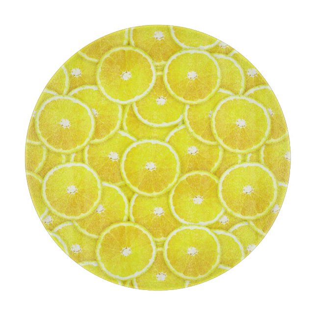 Lemon slices cutting board (Front)