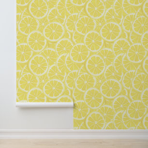 Lemon Slices Design Wallpaper