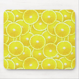 Lemon slices mouse mat