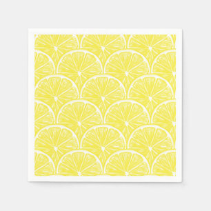 Lemon slices napkin