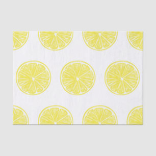 Lemon slices pattern design tissue paper