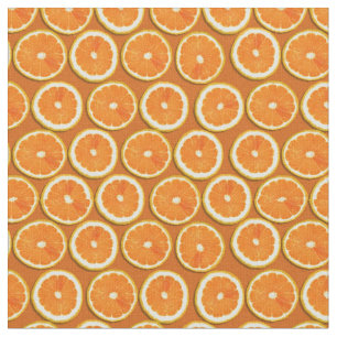Lemon Slices Pattern Fabric