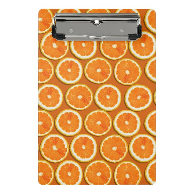 Lemon Slices Pattern Mini Clipboard (Front)