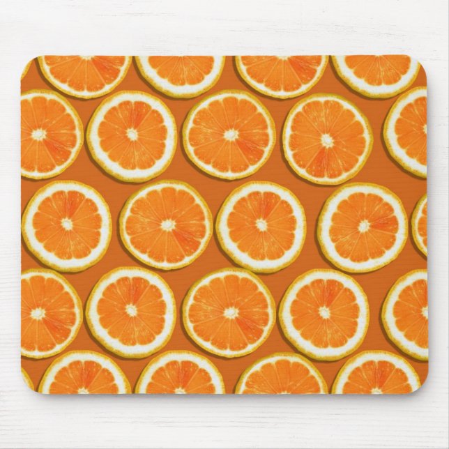 Lemon Slices Pattern Mouse Mat (Front)