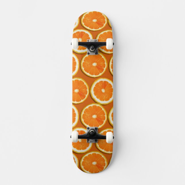 Lemon Slices Pattern Skateboard (Front)