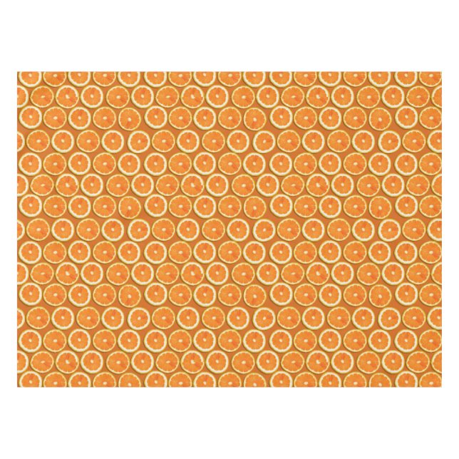 Lemon Slices Pattern Tablecloth (Front (Horizontal))