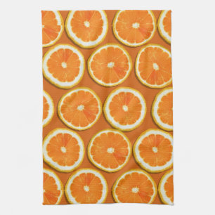 Lemon Slices Pattern Tea Towel