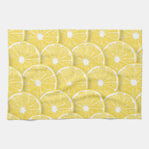 Lemon slices tea towel